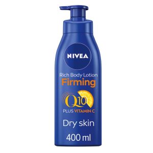 NIVEA Q10 + Vitamin C Firming Body Lotion for Dry Skin, 400ml