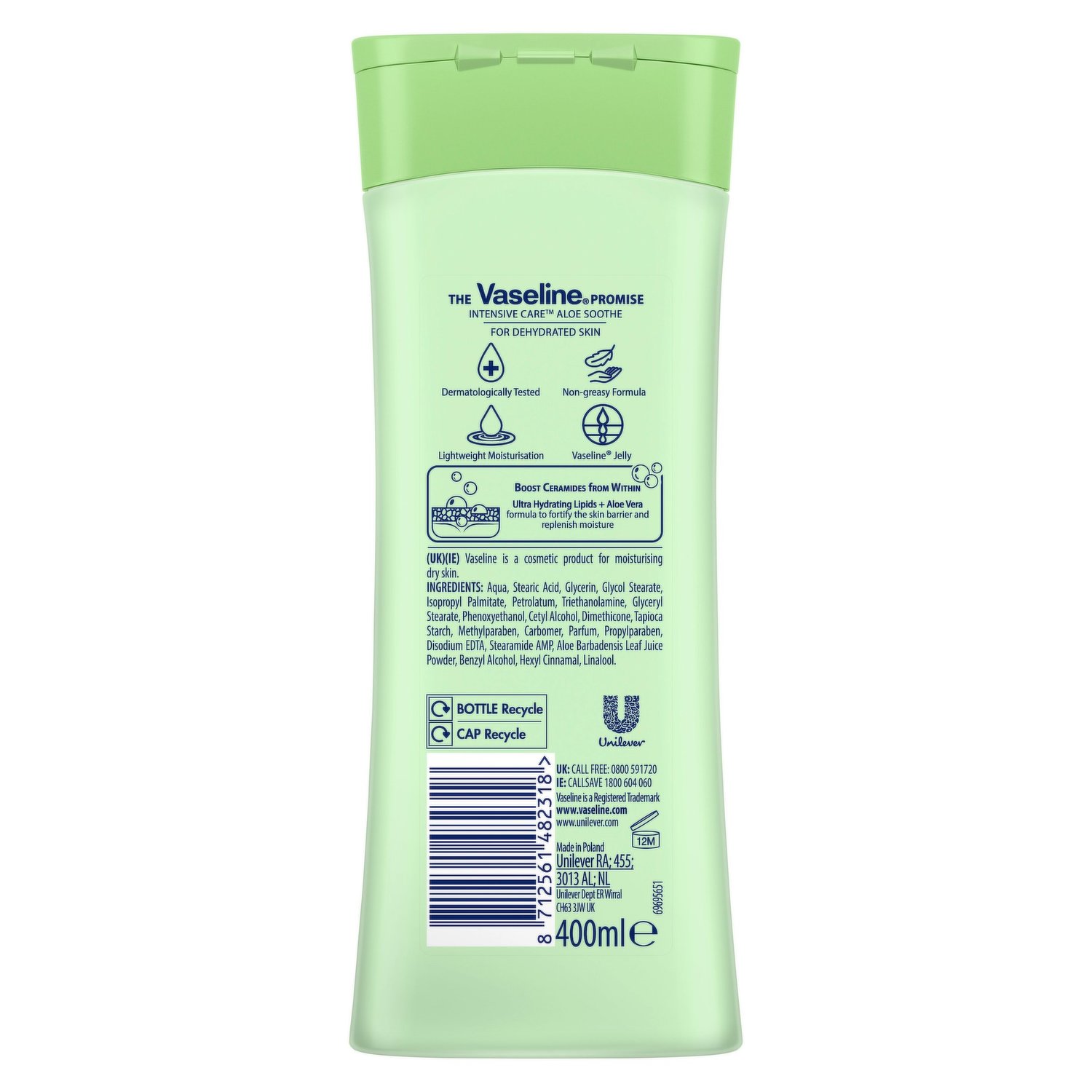 Vaseline Intensive Care Aloe Soothe Body Lotion