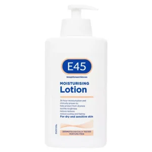 E45 Moisturiser Lotion, body, face and hands lotion for very dry skin
